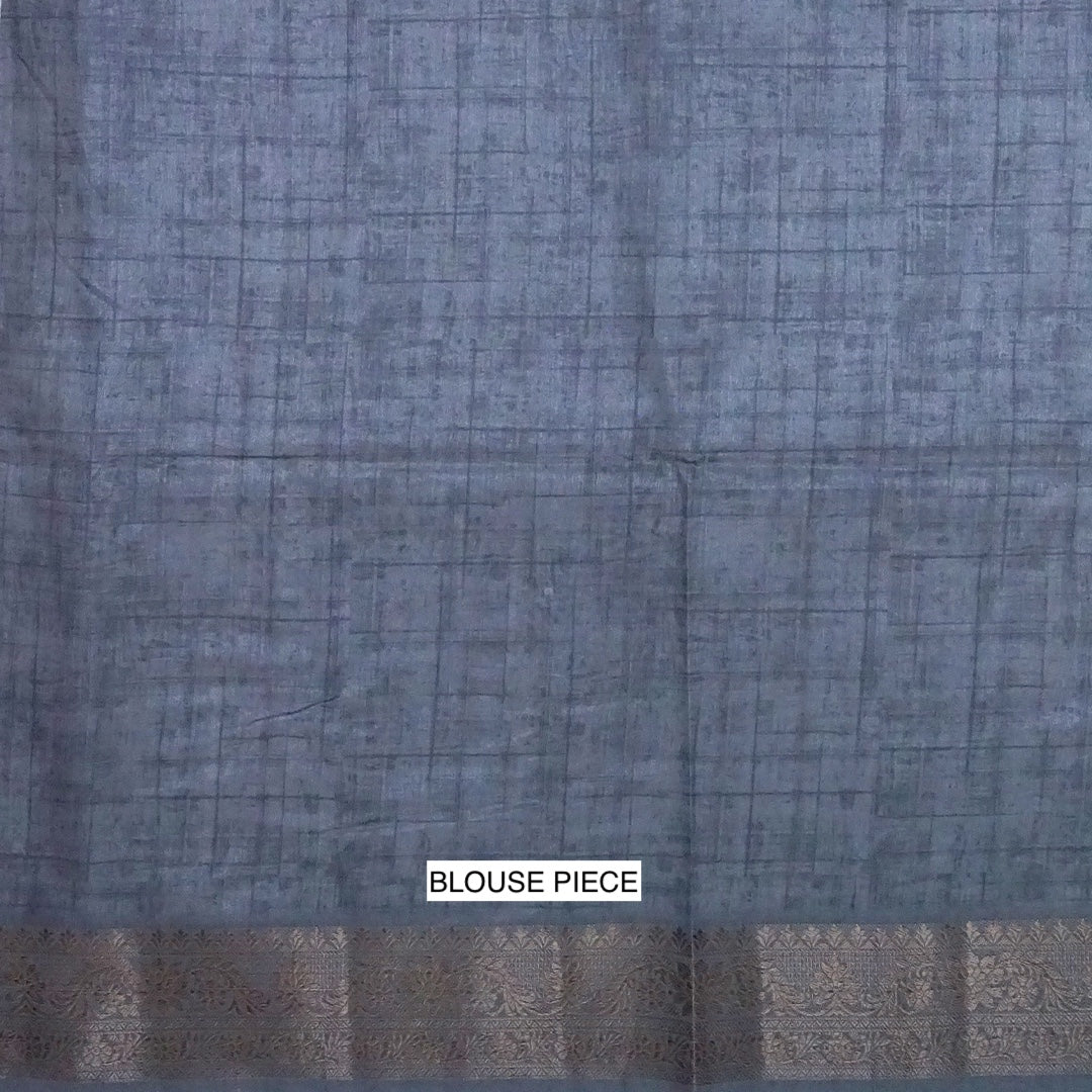 Vrishti Comfort in Soft Ivory with Grey Floral print