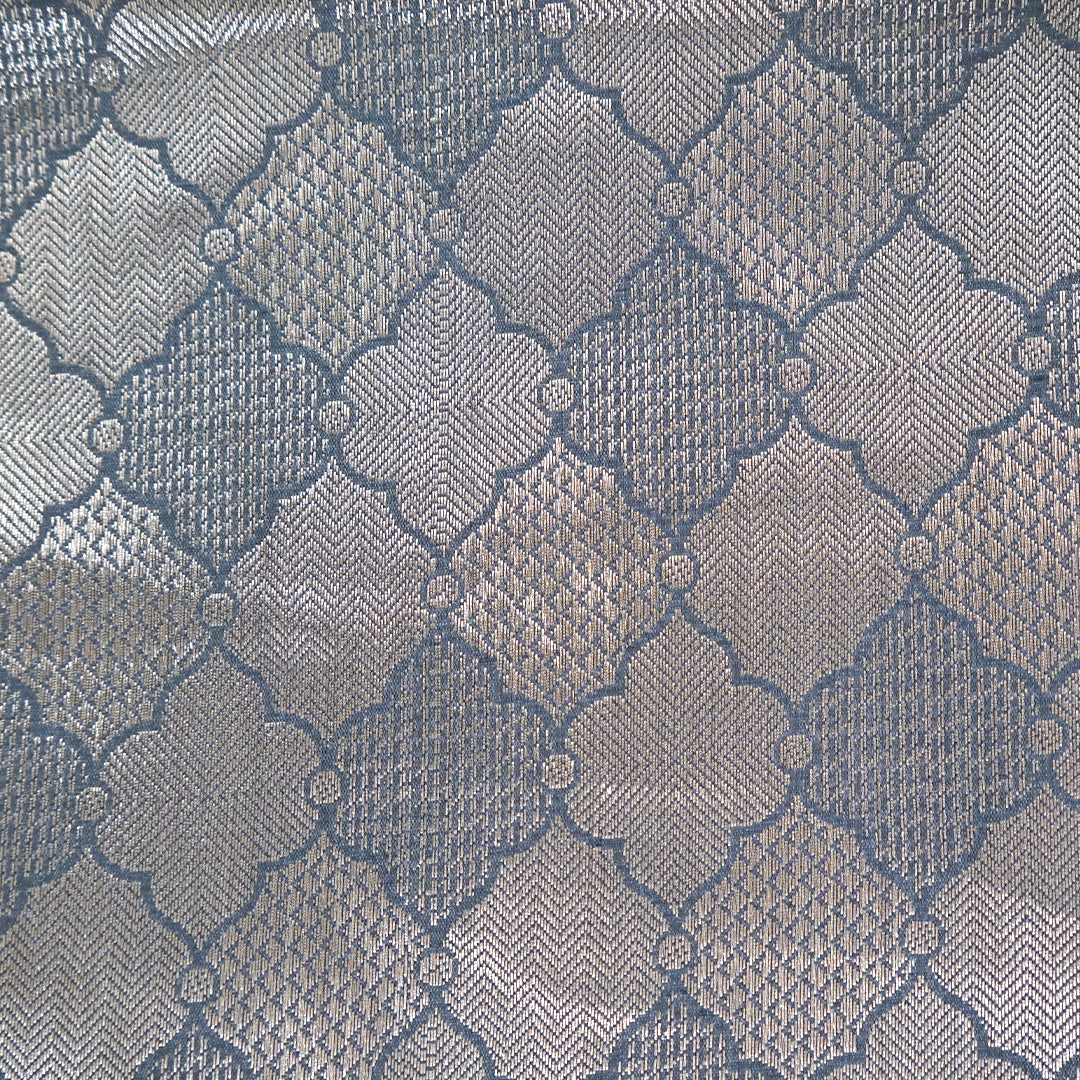 Chandhrika in Slate Blue - Grey base with floral works