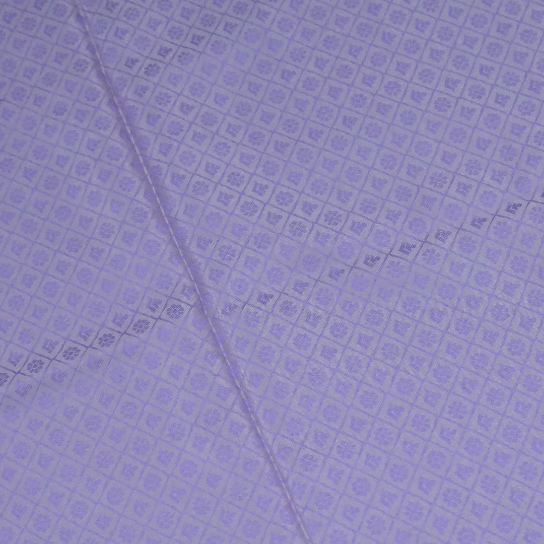 Lavender Suhani Silk saree with silver undertones