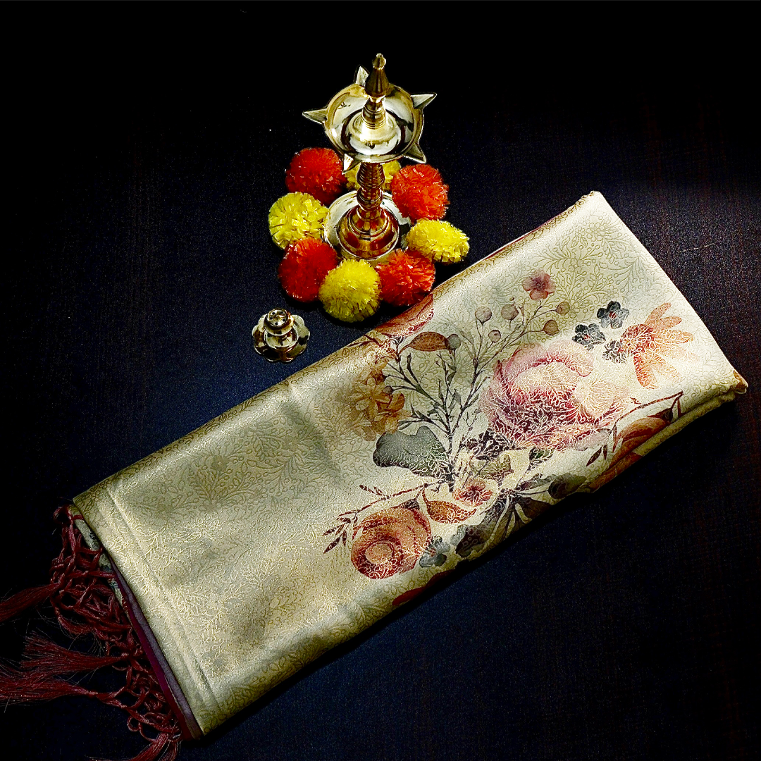 Silk Satin Light golden beige shade with a lustrous satin finish