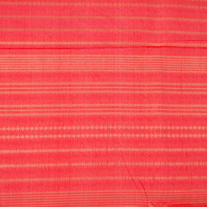 Coral Pink Gokul Tussar with Blue and Green border