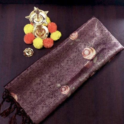 Silk Satin Rich chocolate brown shade with a subtle sheen