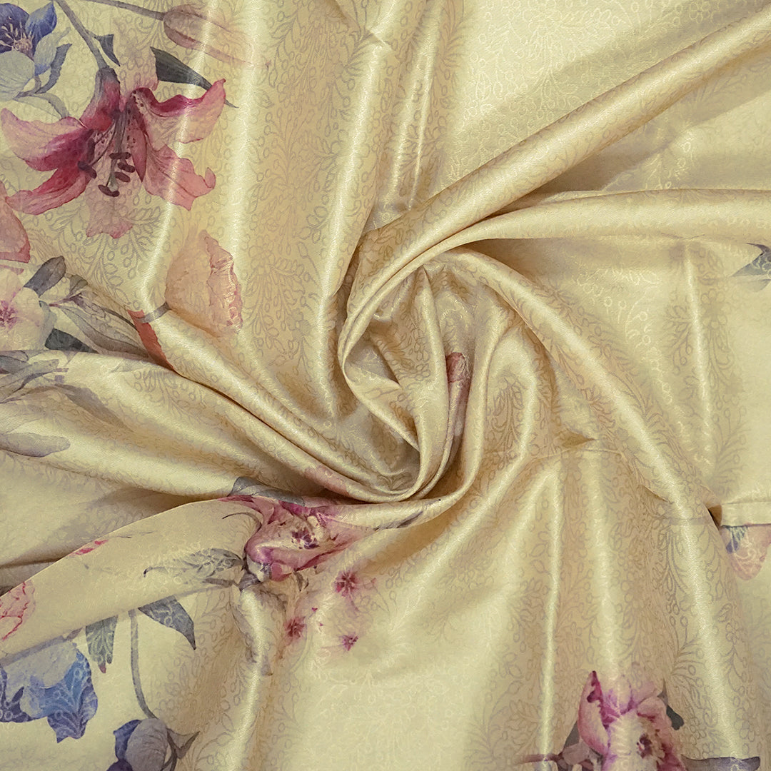 Silk Satin Soft beige or champagne gold color with a gentle satin sheen