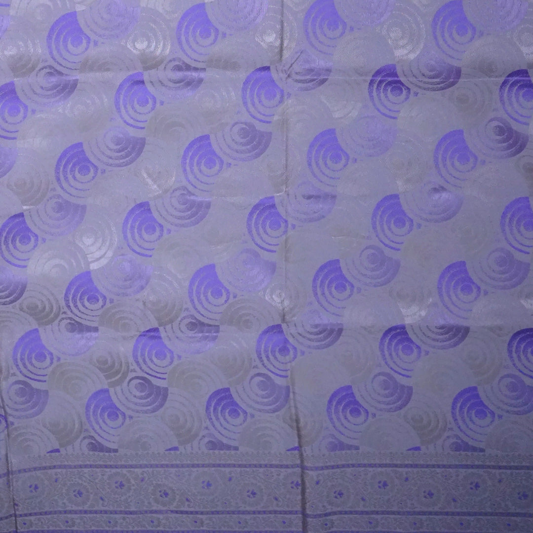 Lavender Suhani Silk saree with silver undertones
