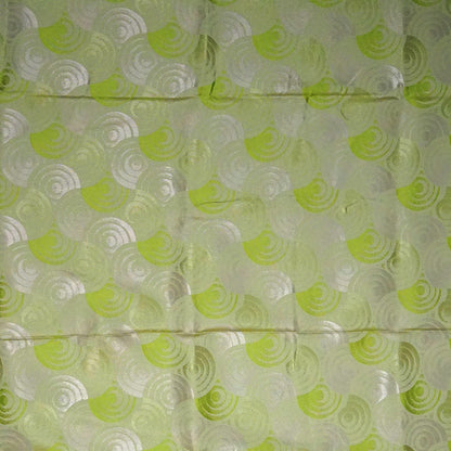 Soothing light olive green shade Suhani Silk with a subtle golden sheen