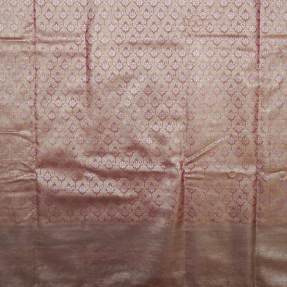 Mayuri Drape in Radiant golden Pink shade with a rich, lustrous silk finish