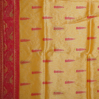 Madhur Bela Rich mustard yellow shade with a golden undertone.