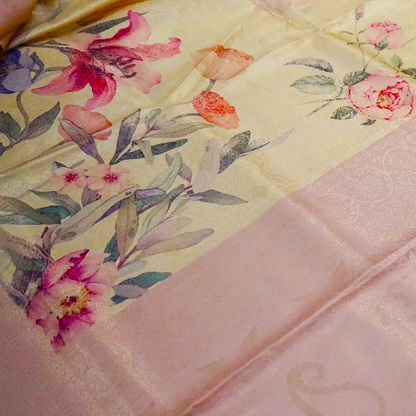 Silk Satin Soft beige or champagne gold color with a gentle satin sheen