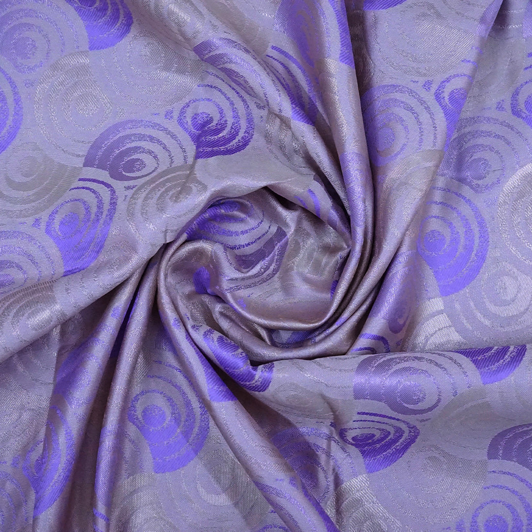 Lavender Suhani Silk saree with silver undertones