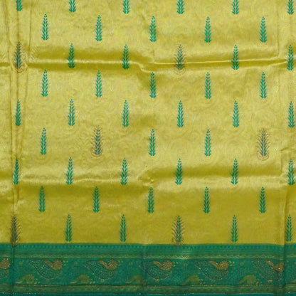 Madhur Bela Vibrant lime green shade with a lustrous golden tint