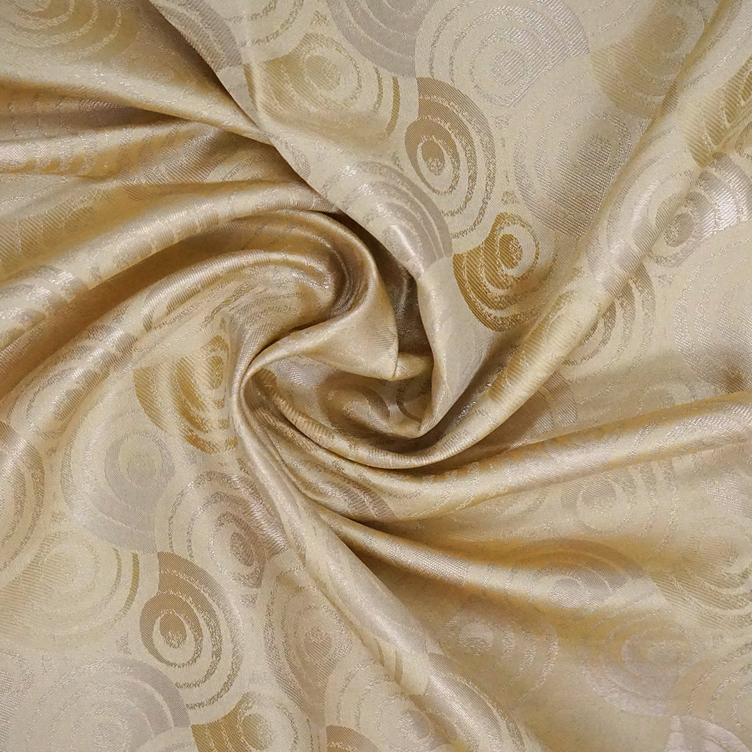 soft beige-gold shade Suhani Silk with a subtle sheen