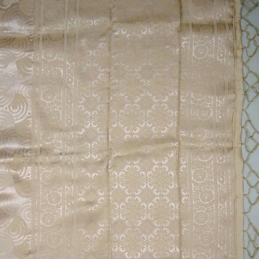 soft beige-gold shade Suhani Silk with a subtle sheen