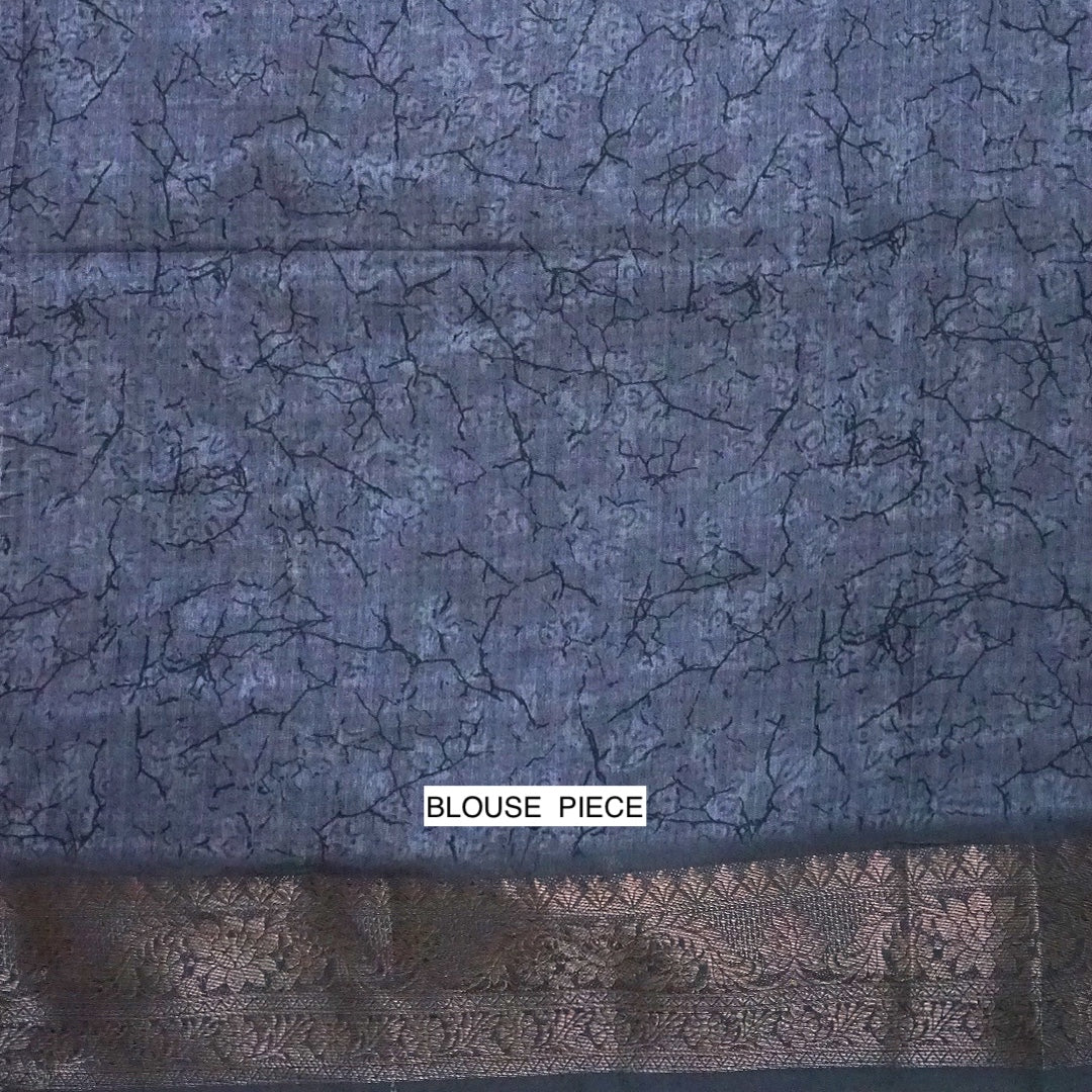 Vrishti Comfort in Soft Ivory with Black Floral prints