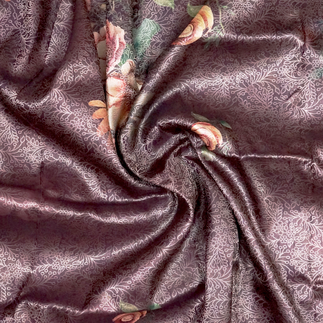 Silk Satin Rich chocolate brown shade with a subtle sheen