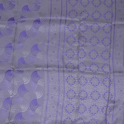 Lavender Suhani Silk saree with silver undertones