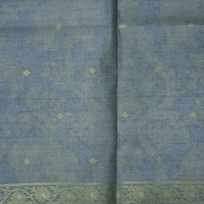 Coral Pink Ambari Silk Saree with Zari works