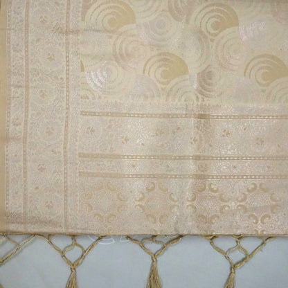 soft beige-gold shade Suhani Silk with a subtle sheen