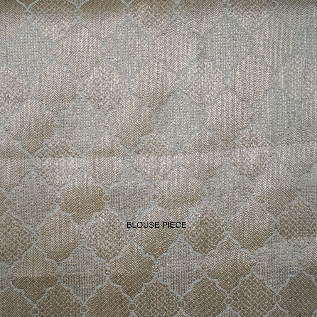 Chandhrika in Soft Ivory - Beige base with floral works