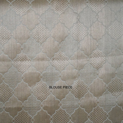 Chandhrika in Soft Ivory - Beige base with floral works