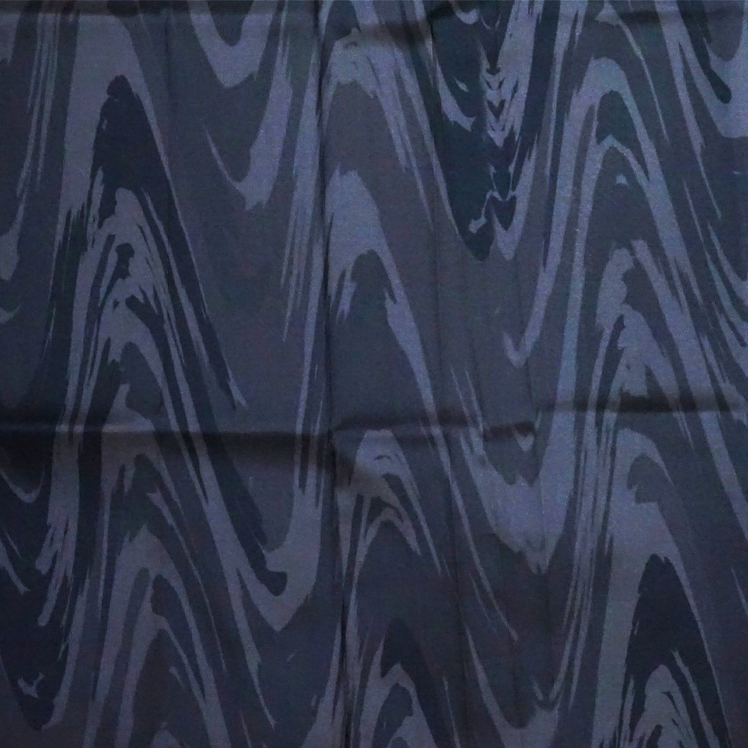 Silk Satin Deep olive green shade with a subtle metallic sheen with black tassel edges