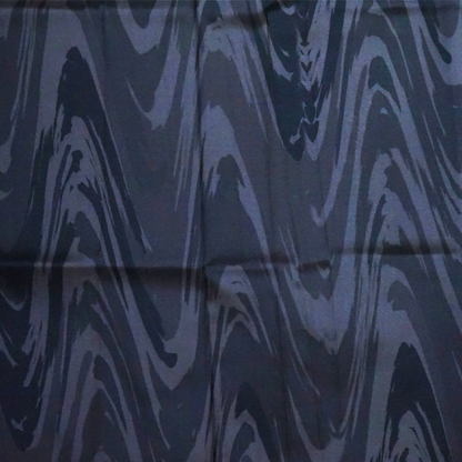 Silk Satin Deep olive green shade with a subtle metallic sheen with black tassel edges