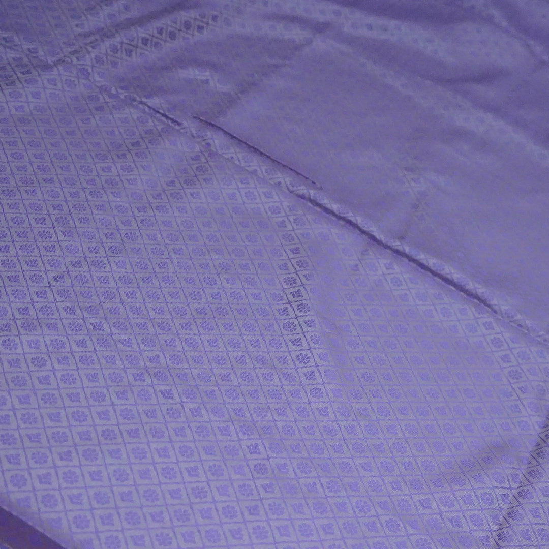 Lavender Suhani Silk saree with silver undertones