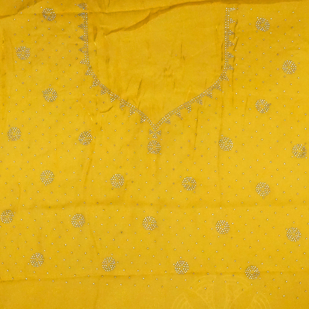 Ratnalekha Silk saree in rich golden yellow base highlighted with intricate silver zari embroidery