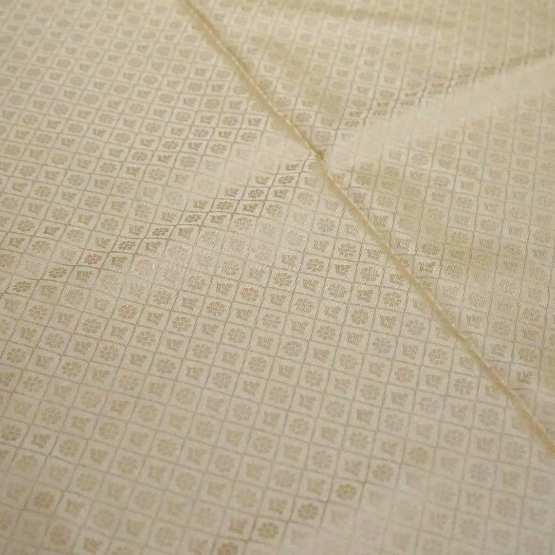 soft beige-gold shade Suhani Silk with a subtle sheen