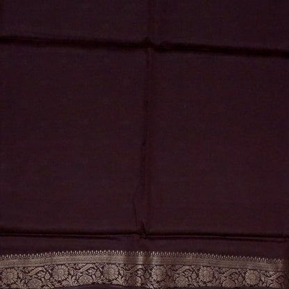 Soft Rose Mahalakshmi Viscose saree with Deep Maroon contrast