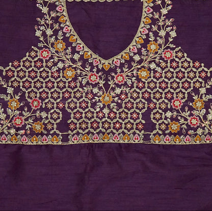 Pista Green Raj Virasat Silk Saree with Gold zari works