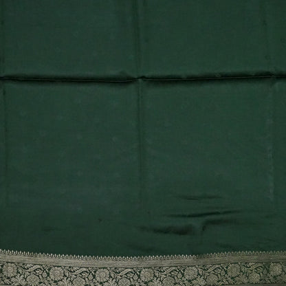 Mint Green Mahalakshmi Viscose saree with Golden Zari