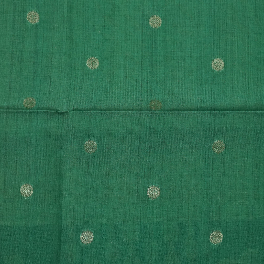 Pink Gokul Tussar with Green border