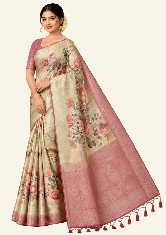 Silk Satin Light golden beige shade with a lustrous satin finish
