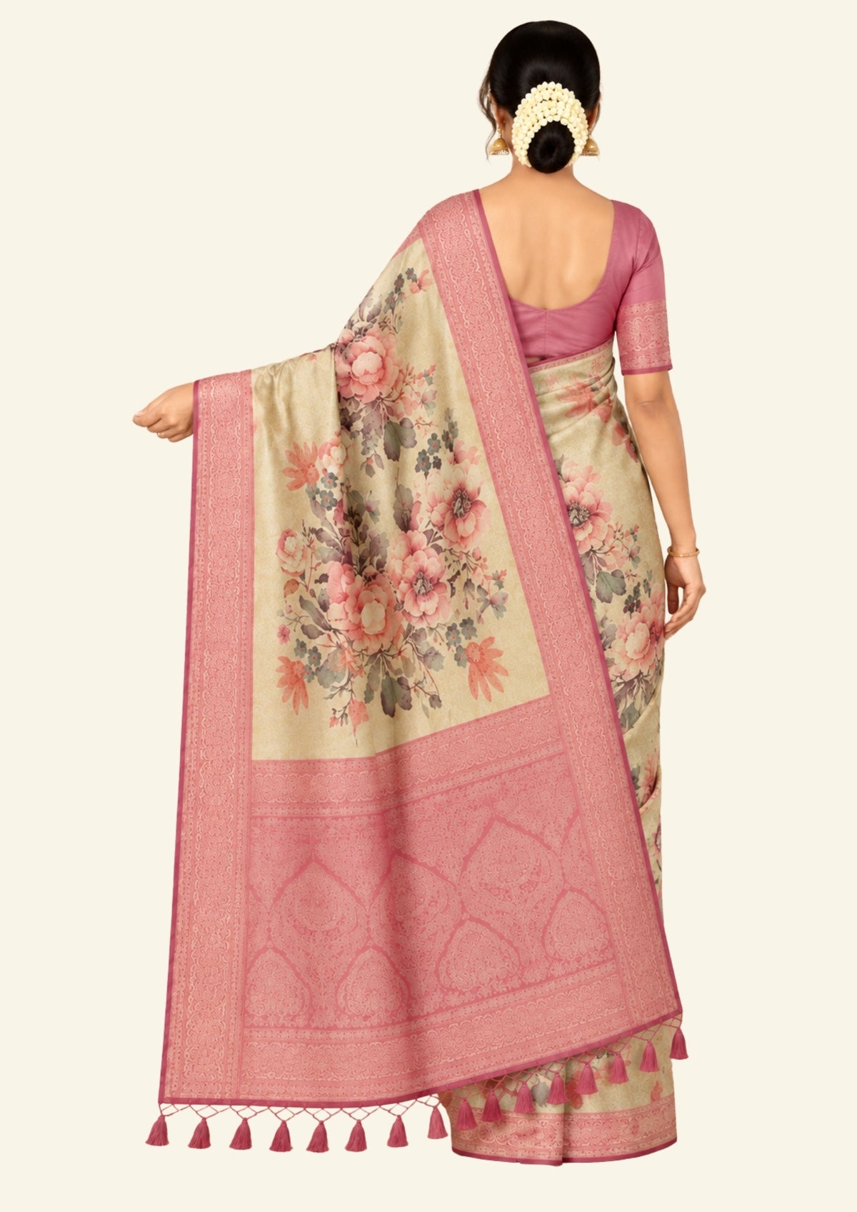 Silk Satin Light golden beige shade with a lustrous satin finish
