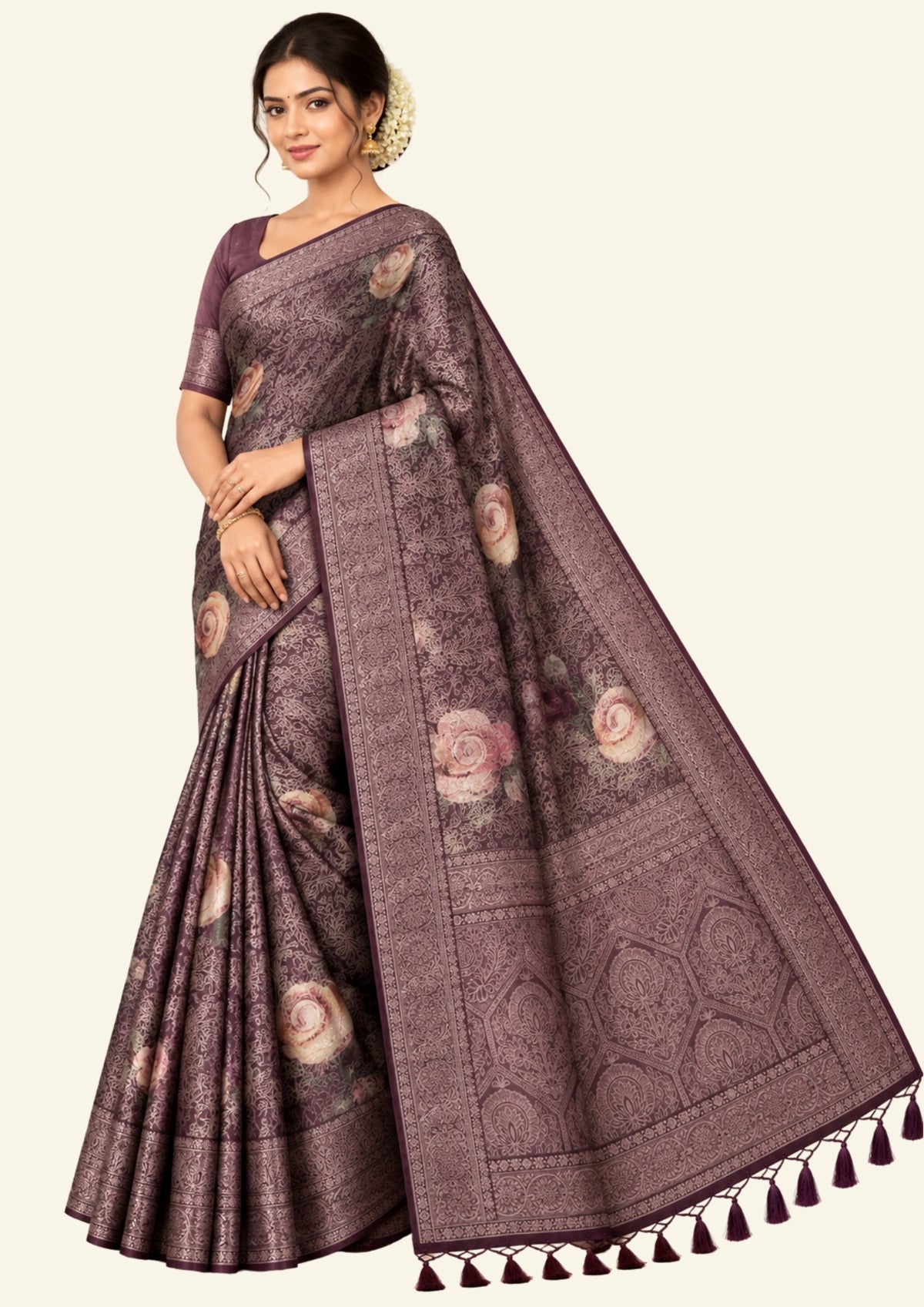 Silk Satin Rich chocolate brown shade with a subtle sheen