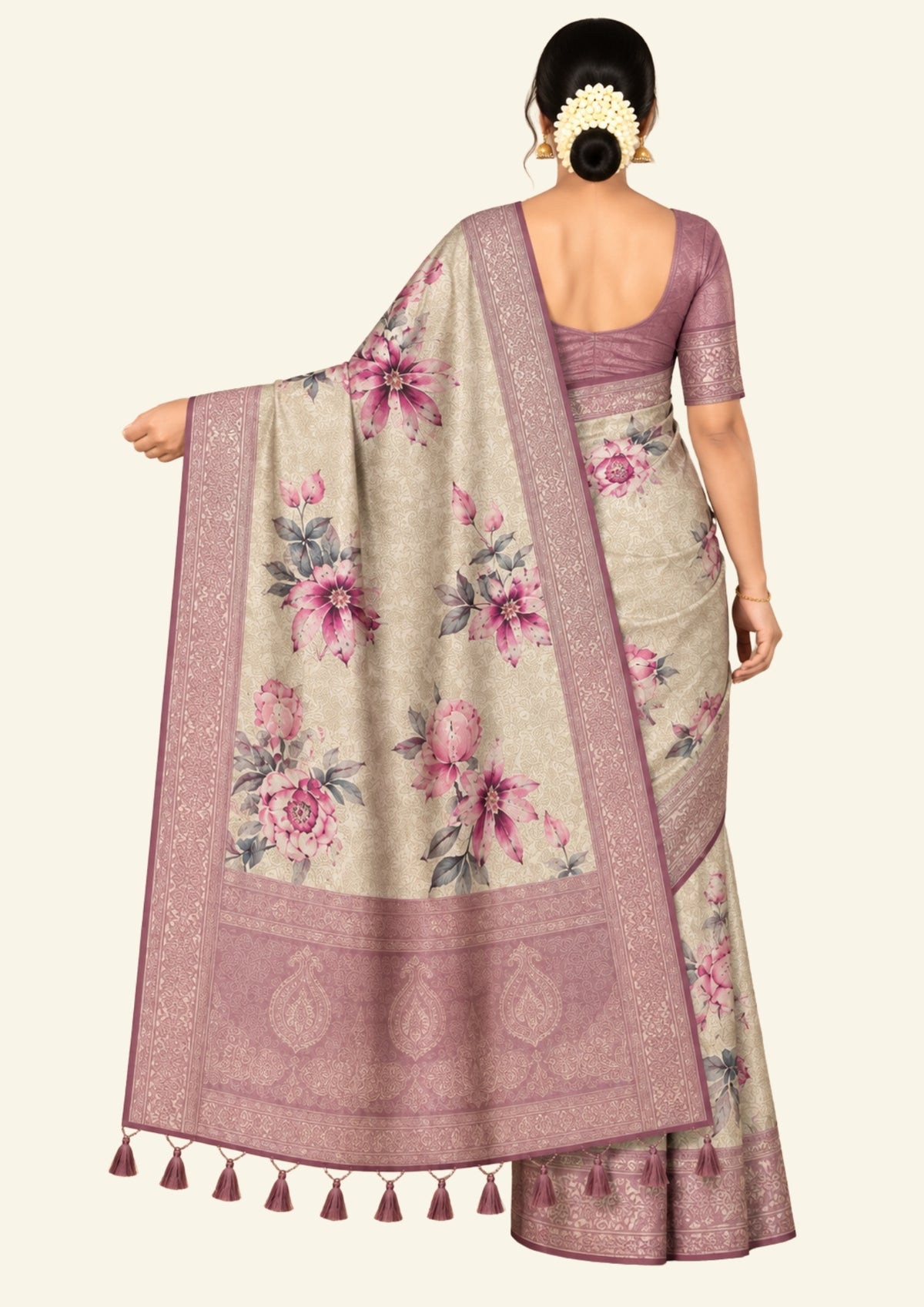 Silk Satin Soft beige or champagne gold color with a gentle satin sheen