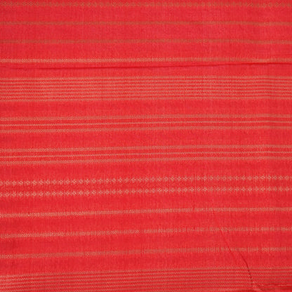 Coral Pink Gokul Tussar with Blue and Green border
