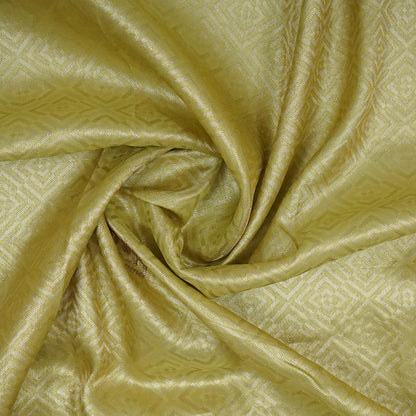 Pista Green Raj Virasat Silk Saree with Gold zari works