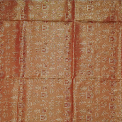 Maroon Stravi Silk with Golden Zari